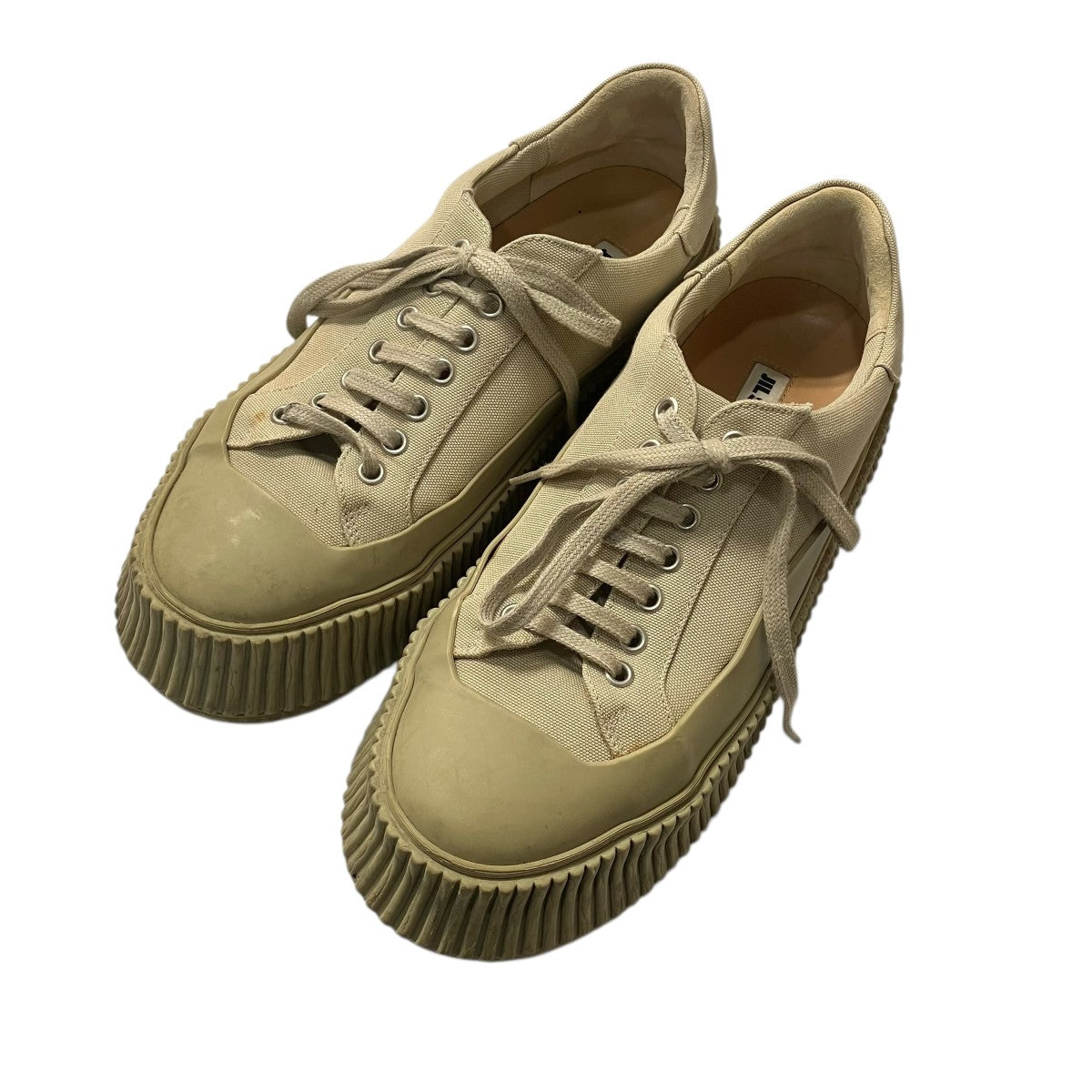 JIL SANDER プラットフォーム厚底スニーカー 古着・中古-1枚目のアイテム画像