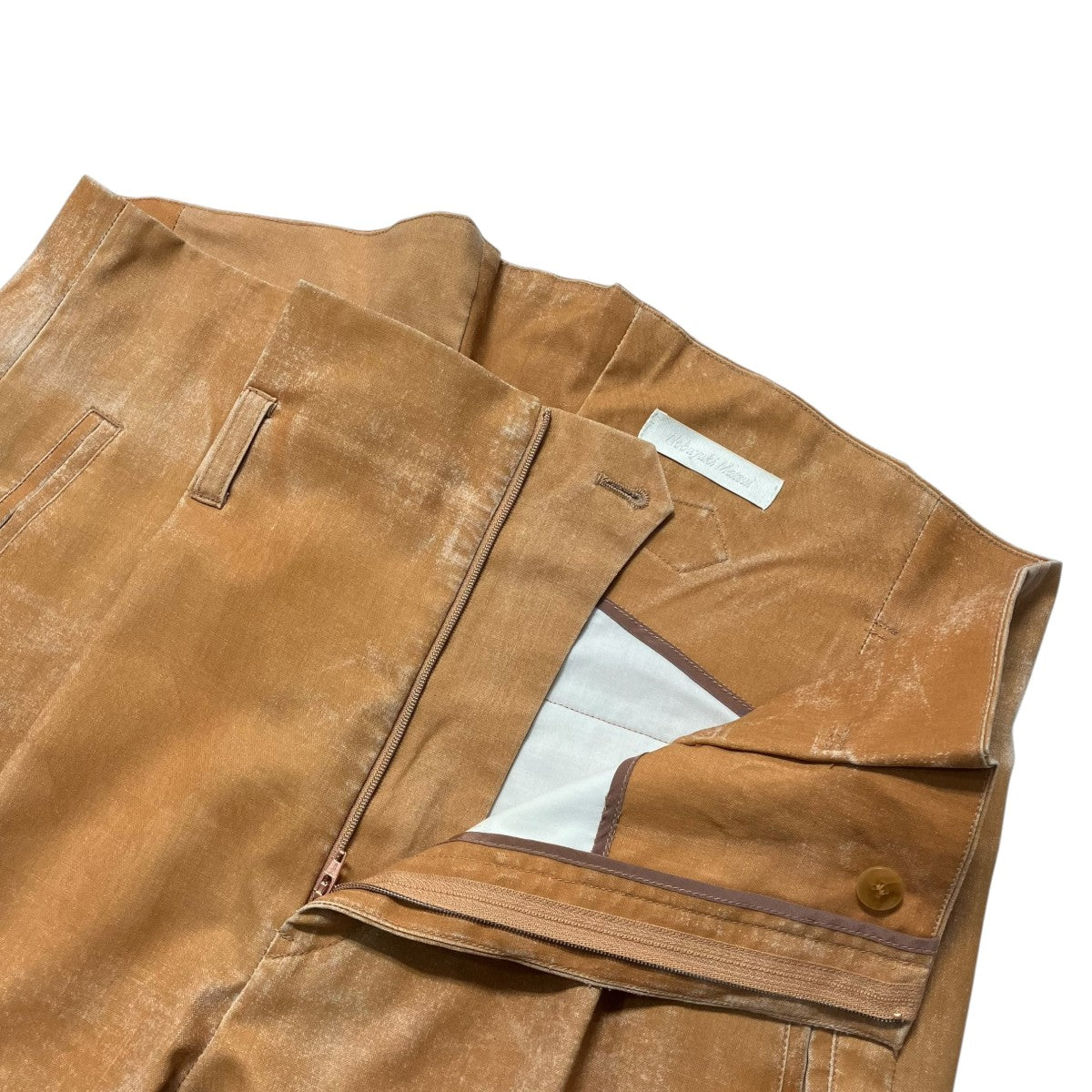 Nobuyuki Matsui 24AWSand Pantsハイウエストパンツ 古着・中古-3枚目のアイテム画像