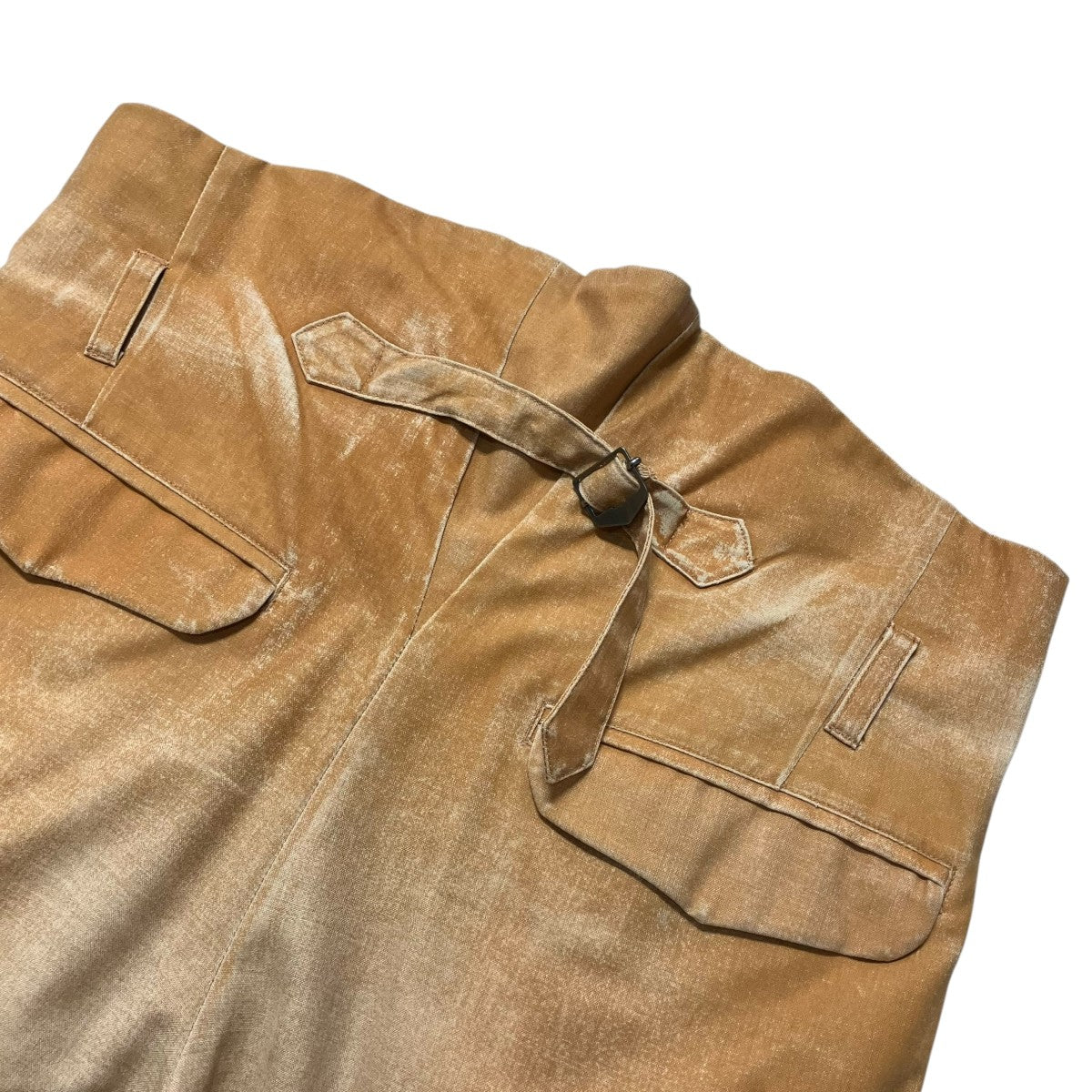 Nobuyuki Matsui 24AWSand Pantsハイウエストパンツ 古着・中古-4枚目のアイテム画像