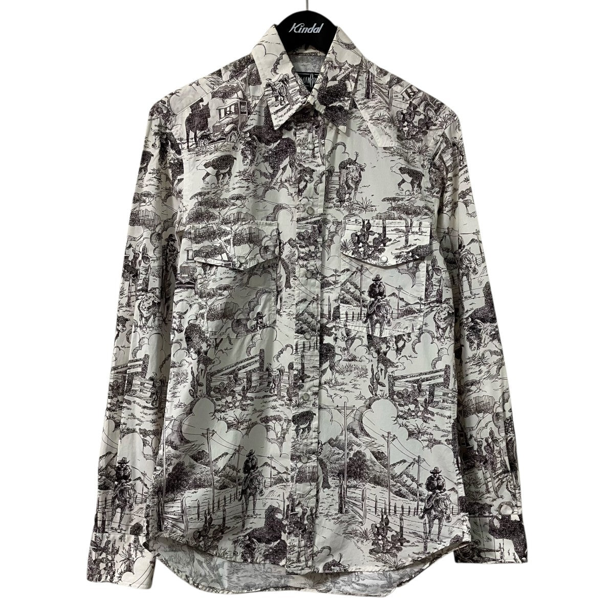 GITMAN BROS VINTAGE×UNITED ARROWS 長袖総柄シャツ 古着・中古-1枚目のアイテム画像