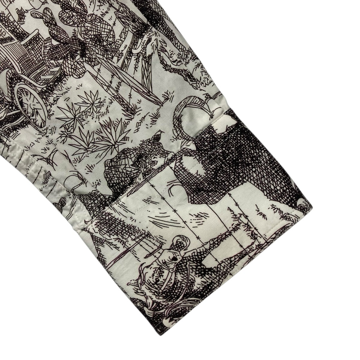 GITMAN BROS VINTAGE×UNITED ARROWS 長袖総柄シャツ 古着・中古-4枚目のアイテム画像