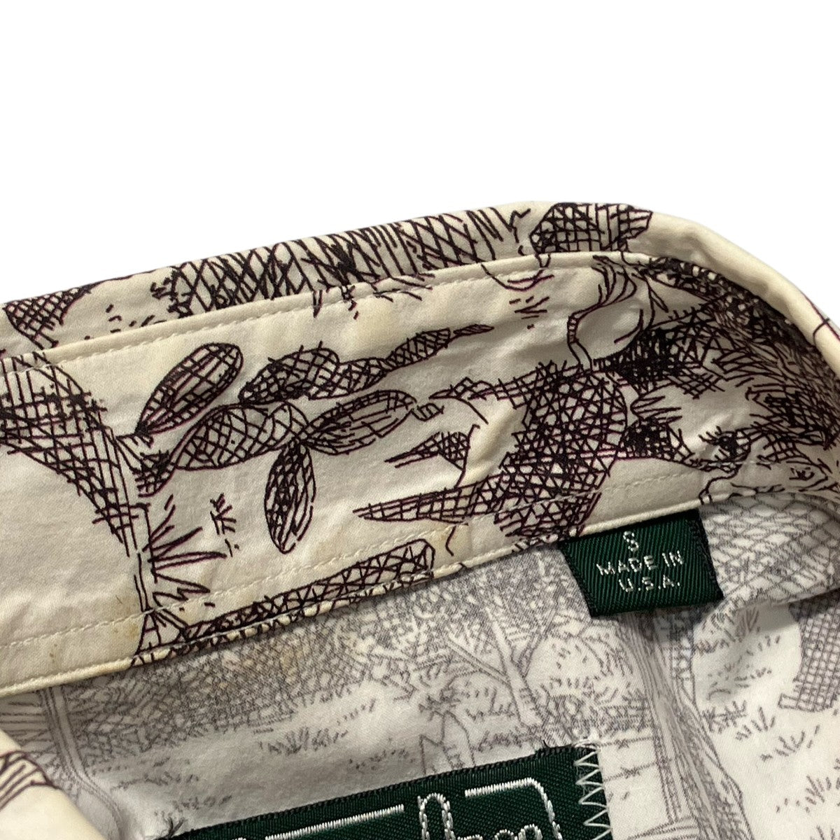 GITMAN BROS VINTAGE×UNITED ARROWS 長袖総柄シャツ 古着・中古-6枚目のアイテム画像