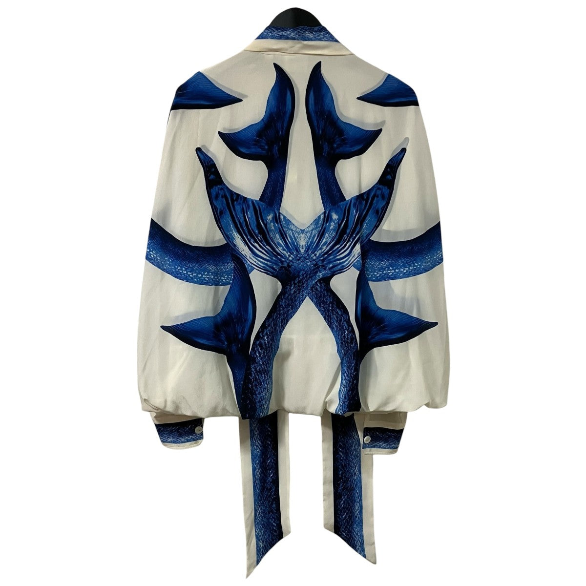 BURBERRY 変形ボウタイブラウス45678250 古着・中古-2枚目のアイテム画像