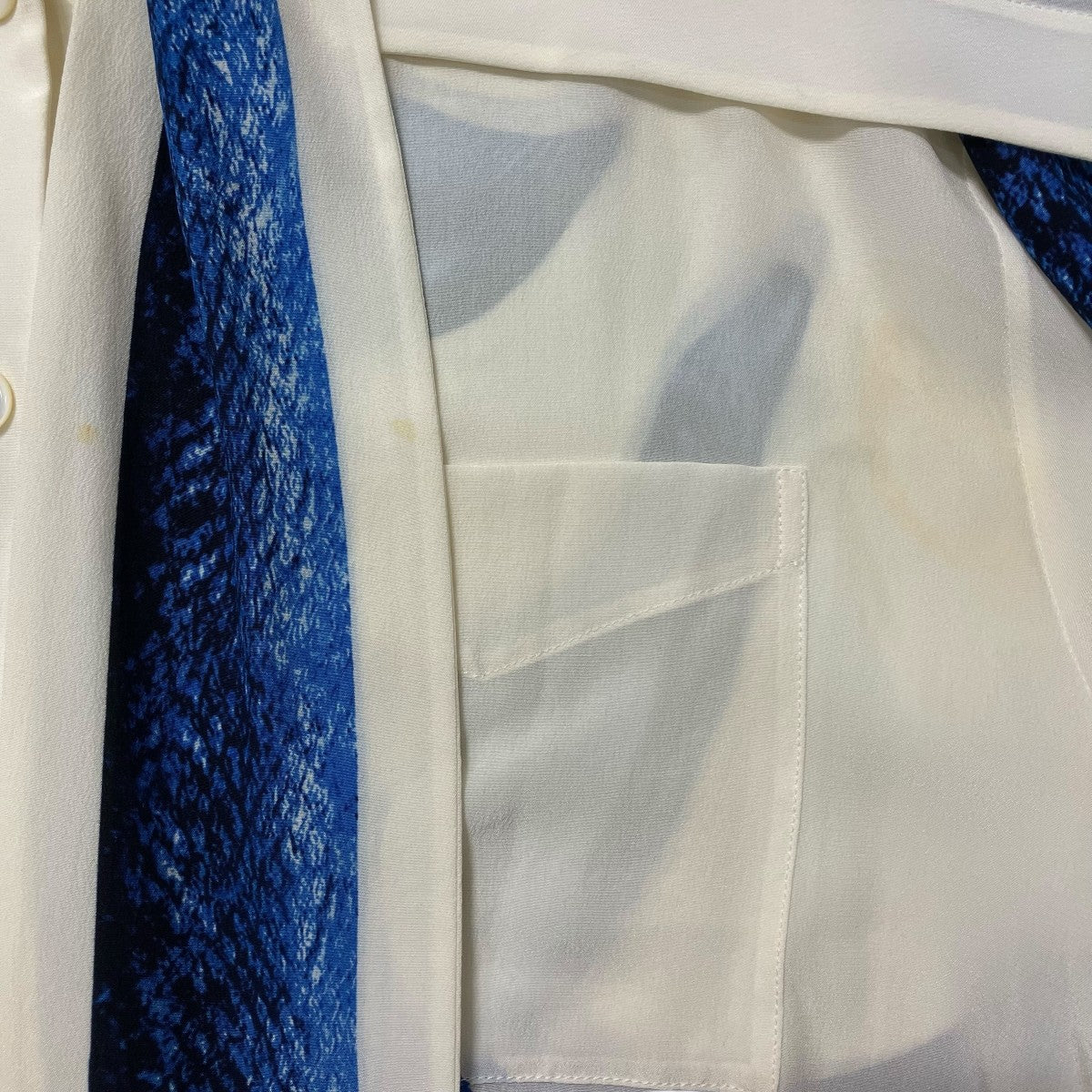 BURBERRY 変形ボウタイブラウス45678250 古着・中古-4枚目のアイテム画像