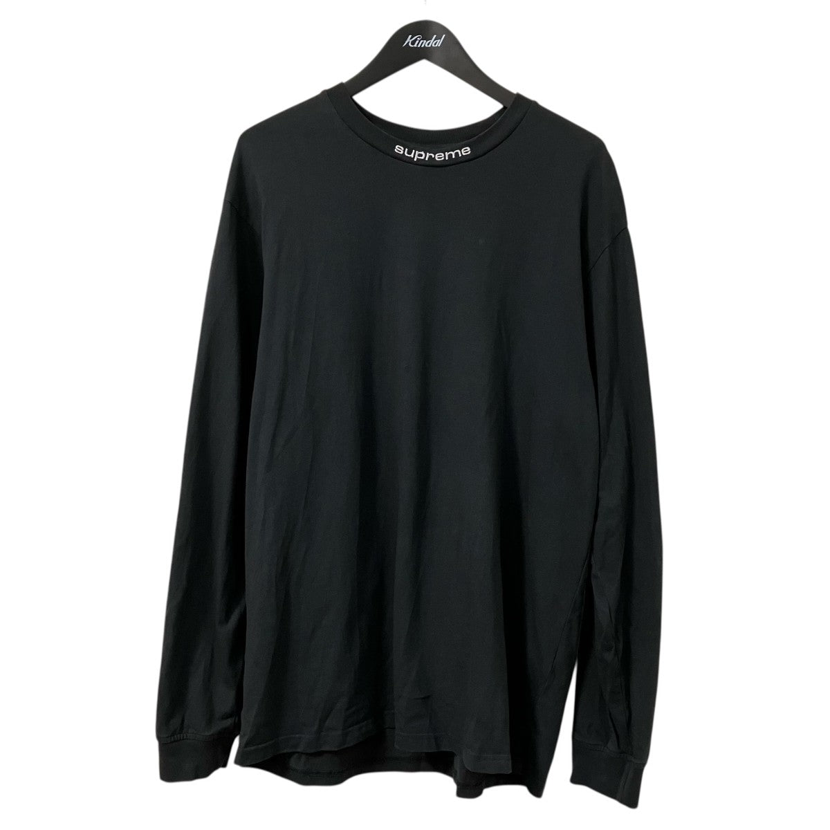 Embroidered Collar L S Topロングスリーブカットソー