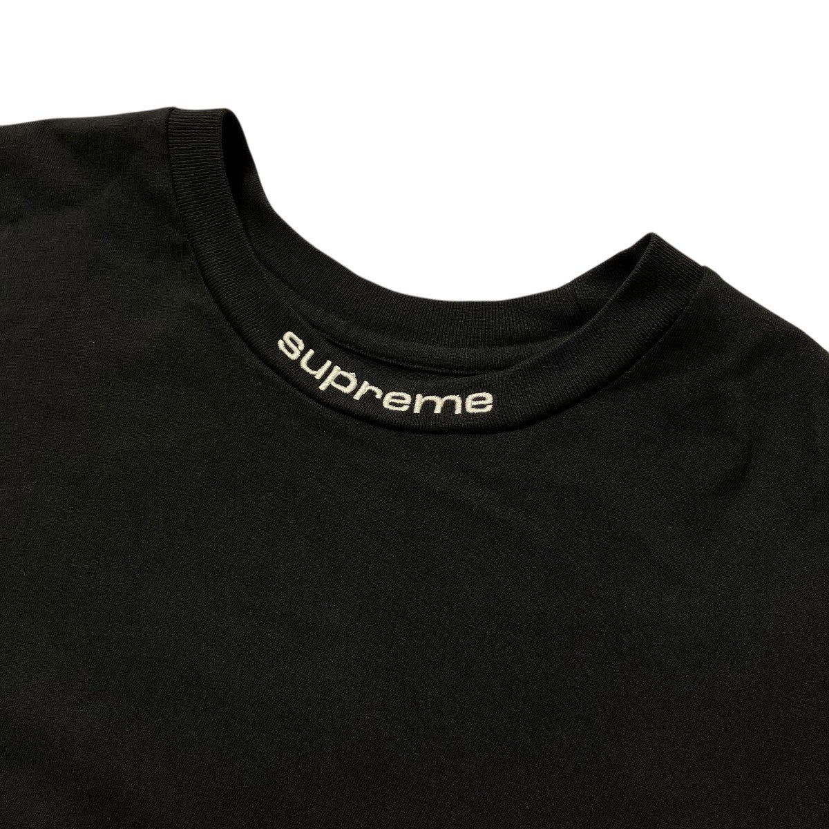 Embroidered Collar L S Topロングスリーブカットソー