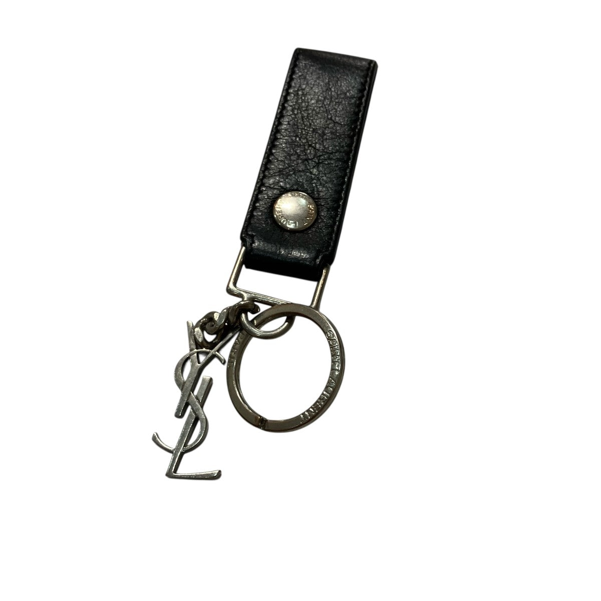 Saint Laurent Paris ロゴキーホルダー 古着・中古-2枚目のアイテム画像