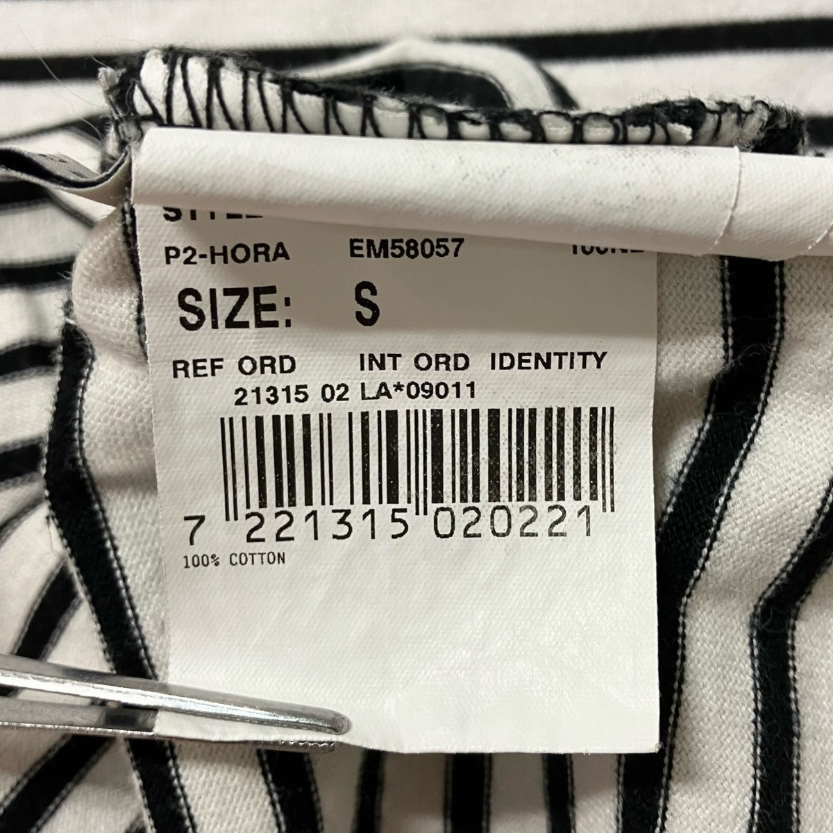 LARDINI ボーダーTシャツP2-HORA 古着・中古-7枚目のアイテム画像
