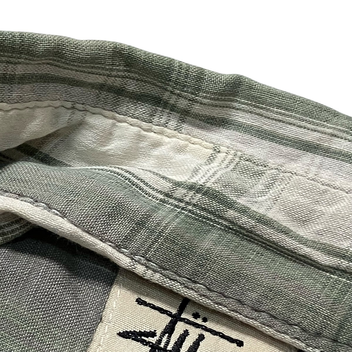 stussy チェック長袖シャツ 古着・中古-8枚目のアイテム画像