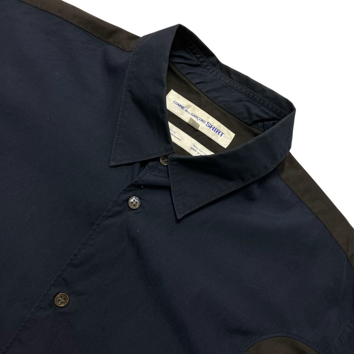 COMME des GARCONS SHIRT バイカラーシャツW10225 古着・中古-3枚目のアイテム画像