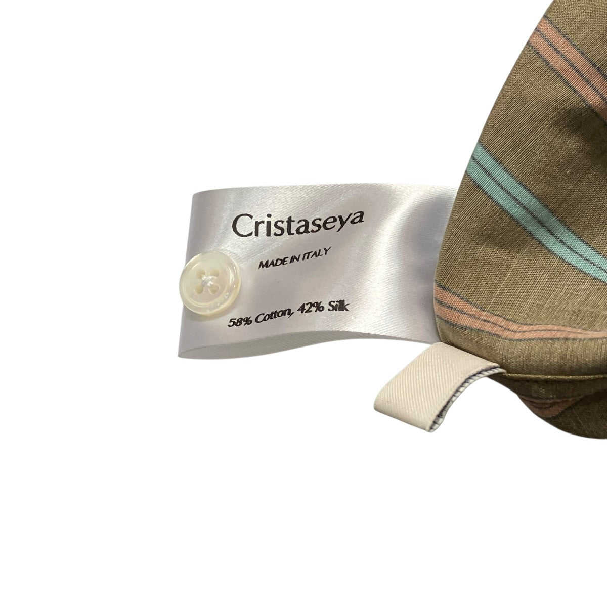 Cristaseya バンドカラーシャツ 古着・中古-6枚目のアイテム画像
