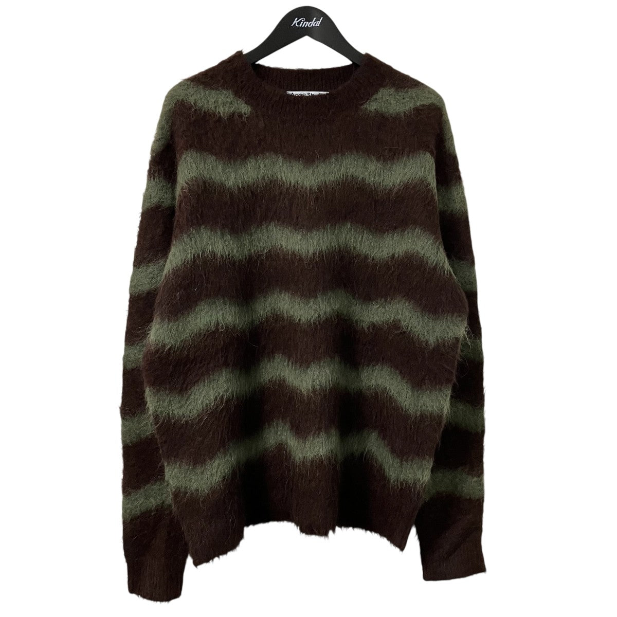 ボーダーシャギーニットFN-MN-KNIT000307