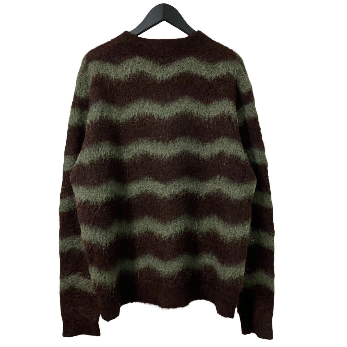 ボーダーシャギーニットFN-MN-KNIT000307