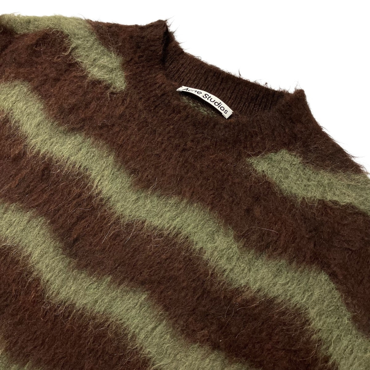 ボーダーシャギーニットFN-MN-KNIT000307
