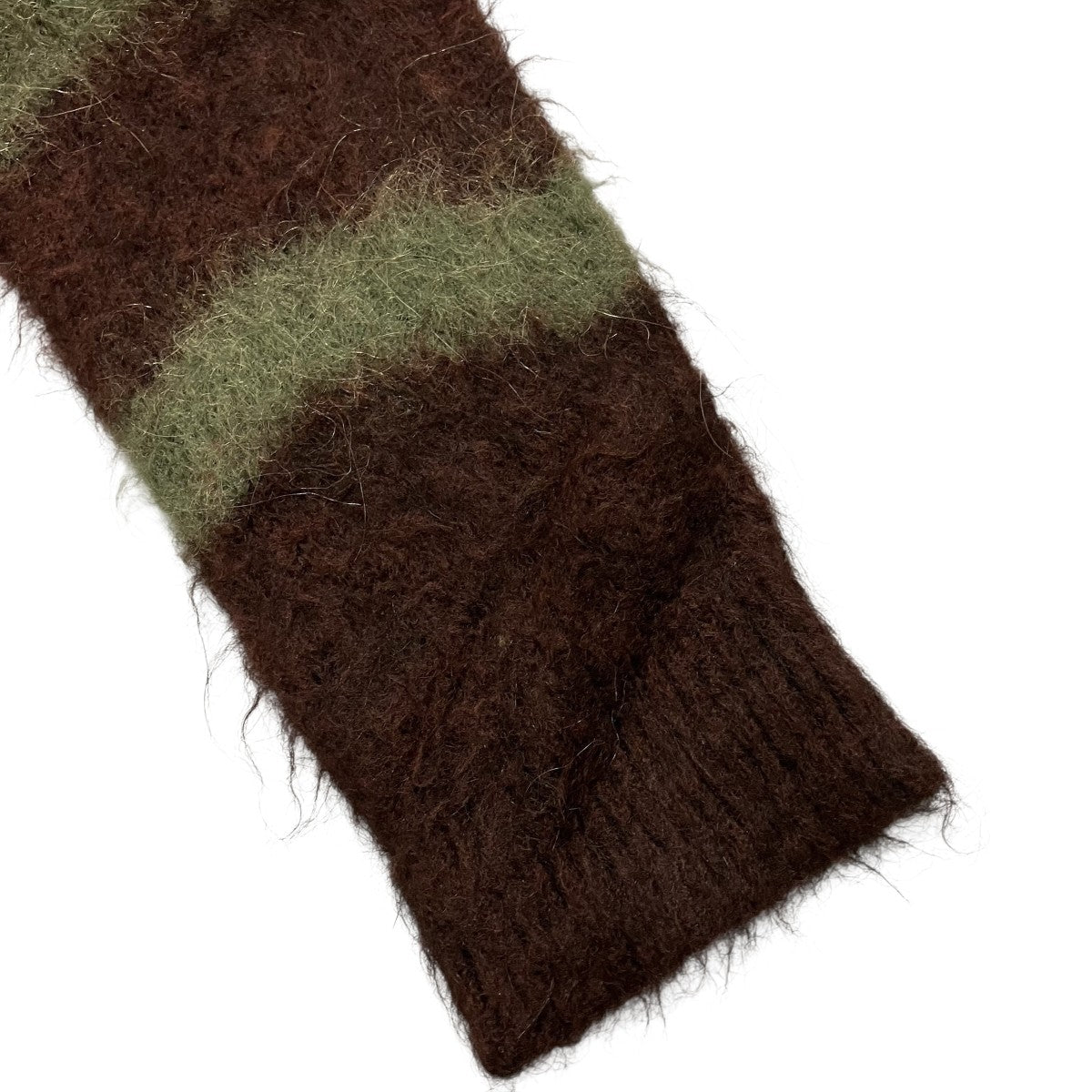 ボーダーシャギーニットFN-MN-KNIT000307