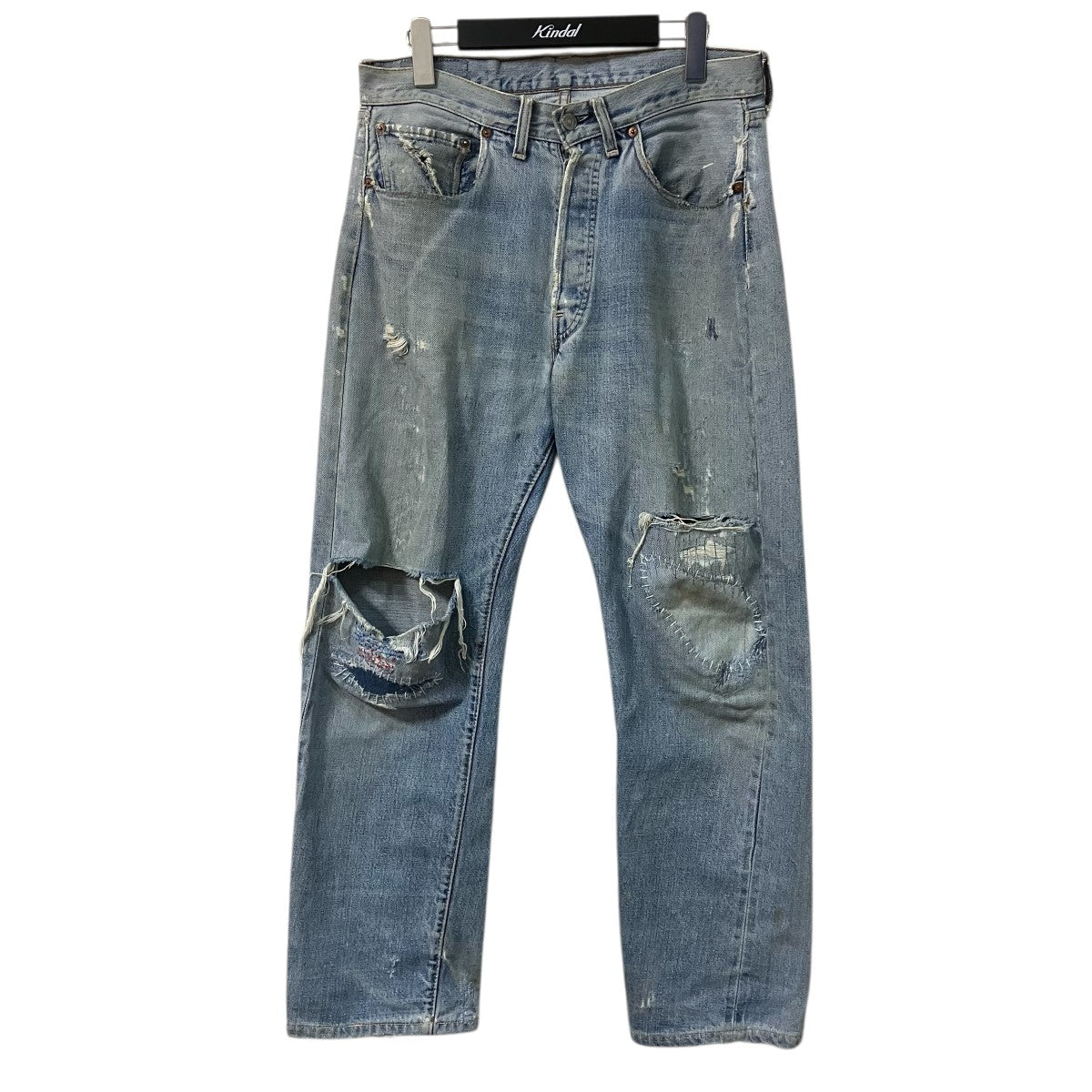 LEVI’S 66前期ビッグEダメージデニムパンツ501 古着・中古-1枚目のアイテム画像