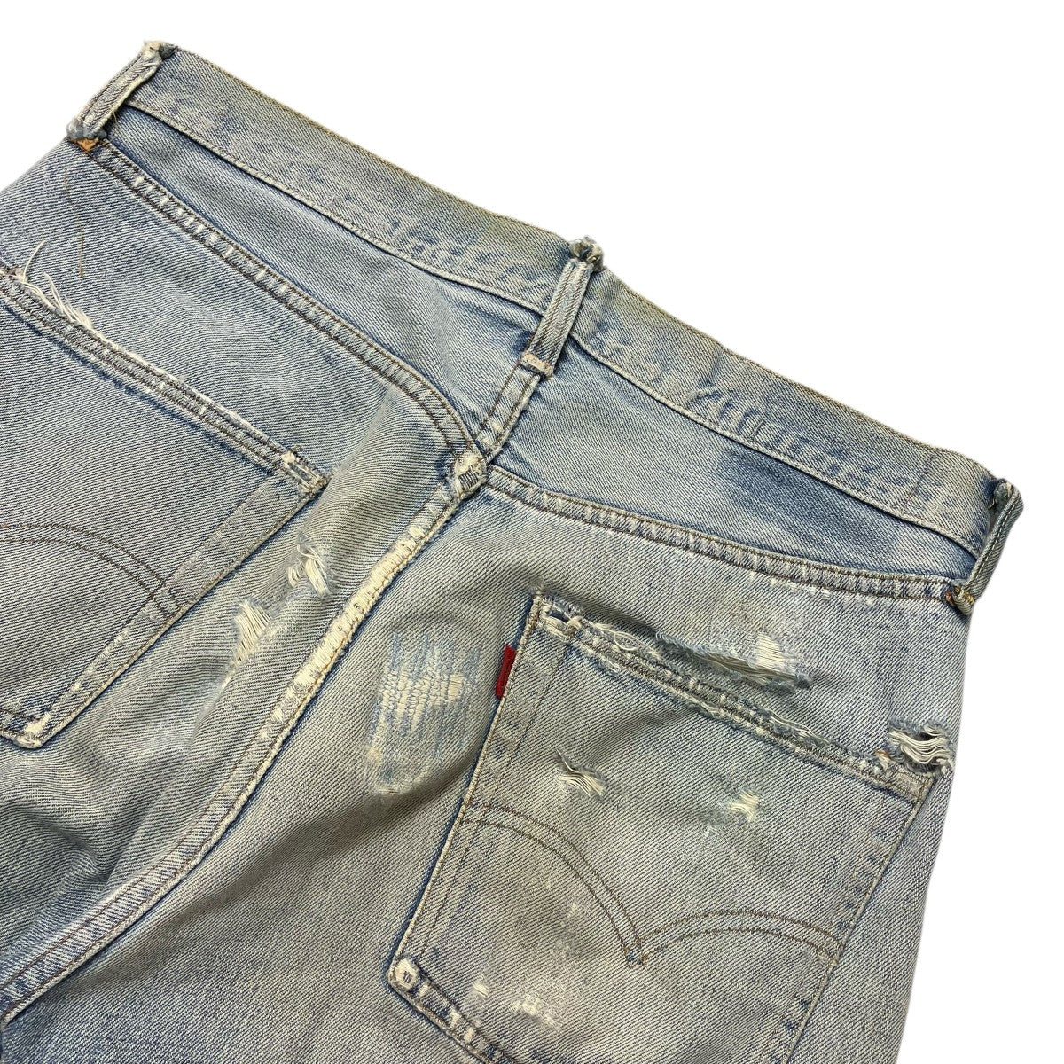 LEVI’S 66前期ビッグEダメージデニムパンツ501 古着・中古-4枚目のアイテム画像