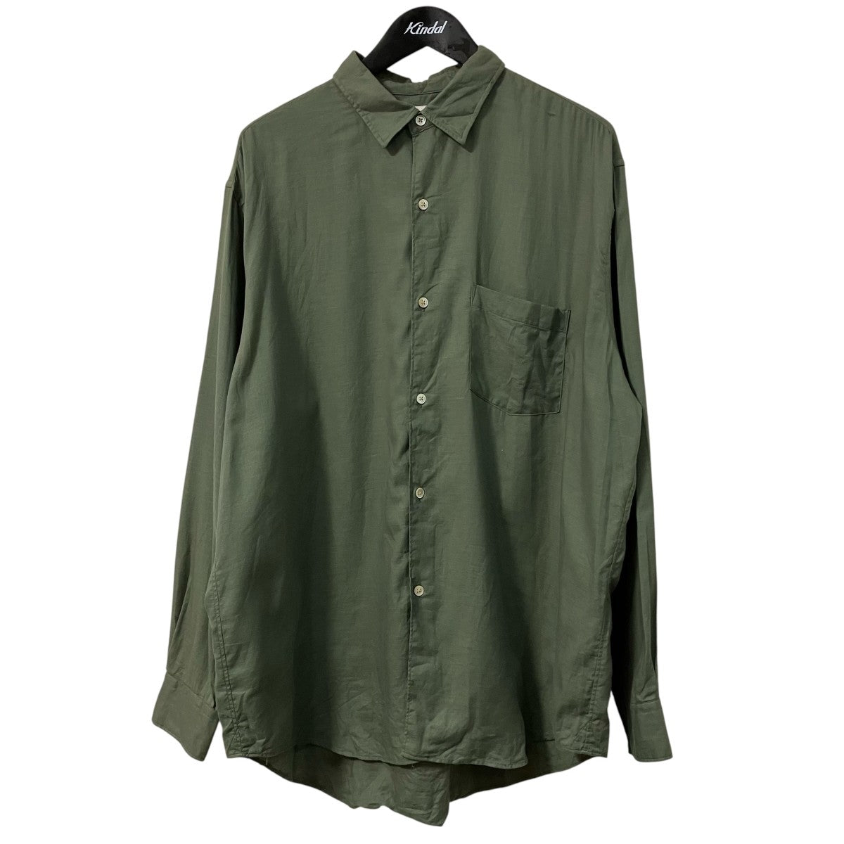 ULTERIOR SILKY SOFT TWILL SHIRT長袖シャツULSH57 KA198 古着・中古-1枚目のアイテム画像
