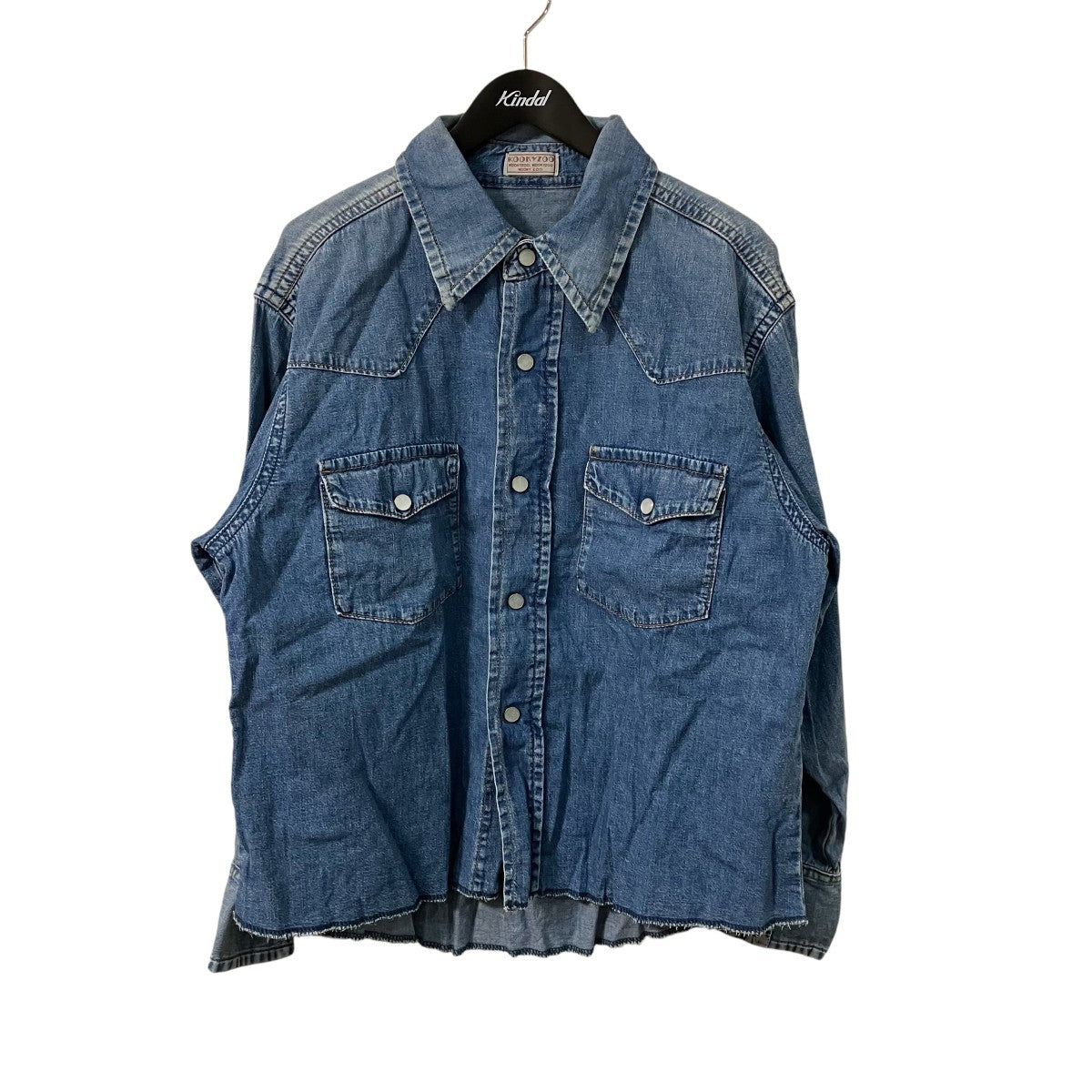 KOOKYZOO JUVENILE DENIM WESTERN SHIRTデニムジャケットJ0059 古着・中古-1枚目のアイテム画像