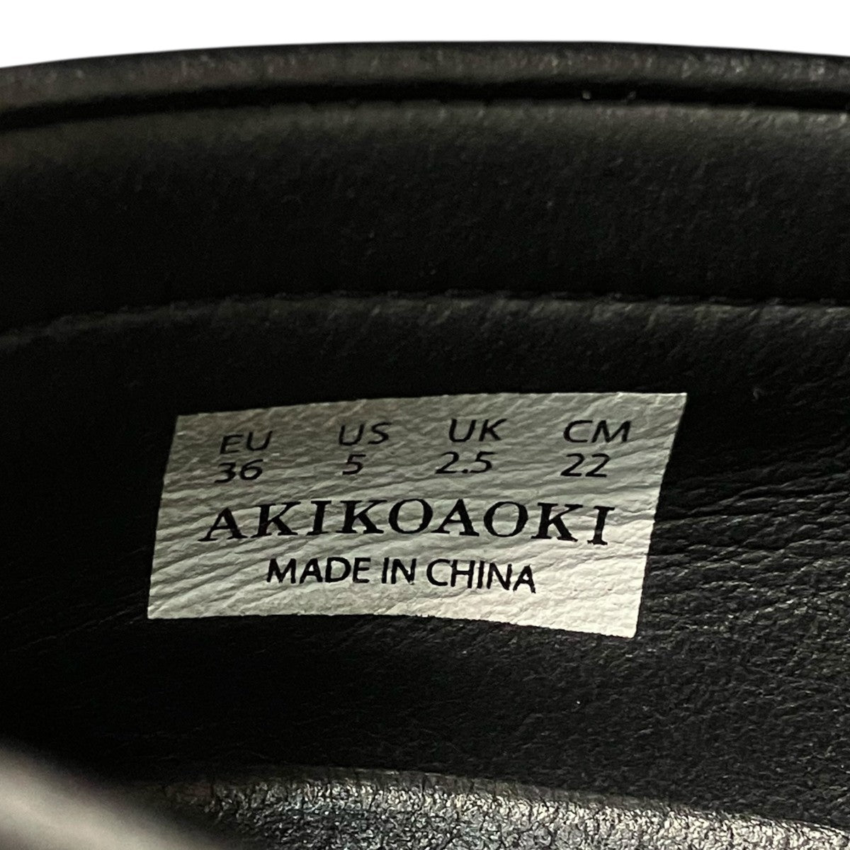 AKIKOAOKI ローファーARI04FW23 古着・中古-6枚目のアイテム画像