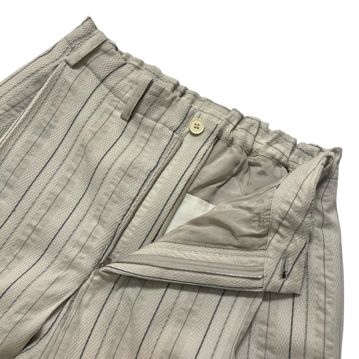 nonnotte ストライプワイドパンツN-24A-020 古着・中古-3枚目のアイテム画像