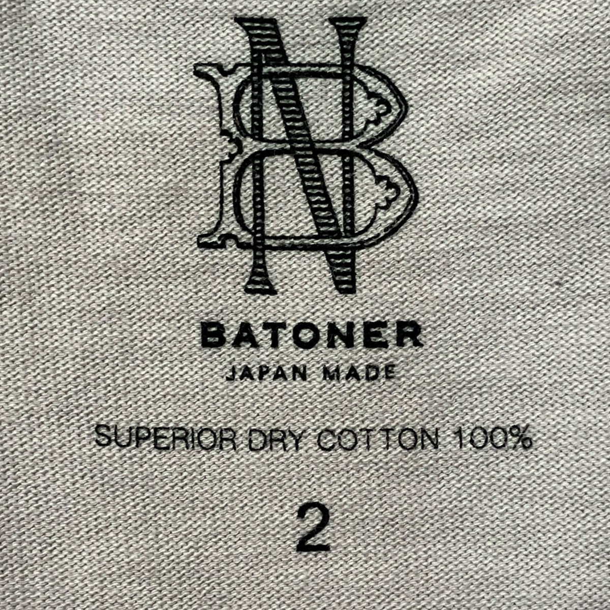 BATONER クルーネックＴシャツBN-23SM-058 古着・中古-6枚目のアイテム画像