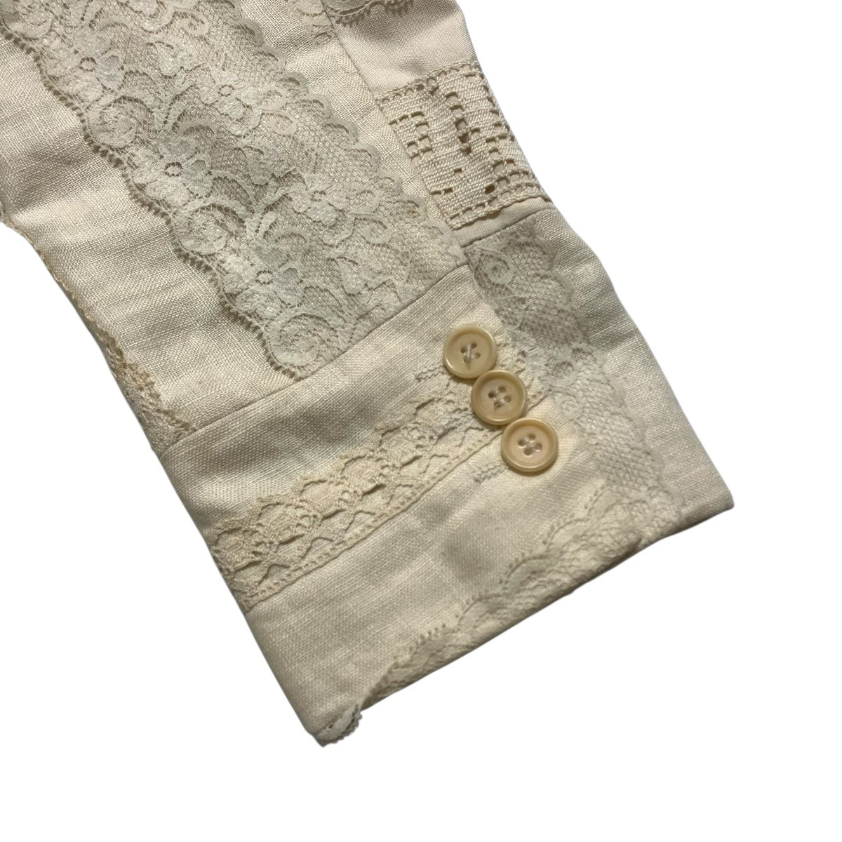 DOLCE ＆ GABBANA パッチワークレーステーラードジャケット 古着・中古-4枚目のアイテム画像
