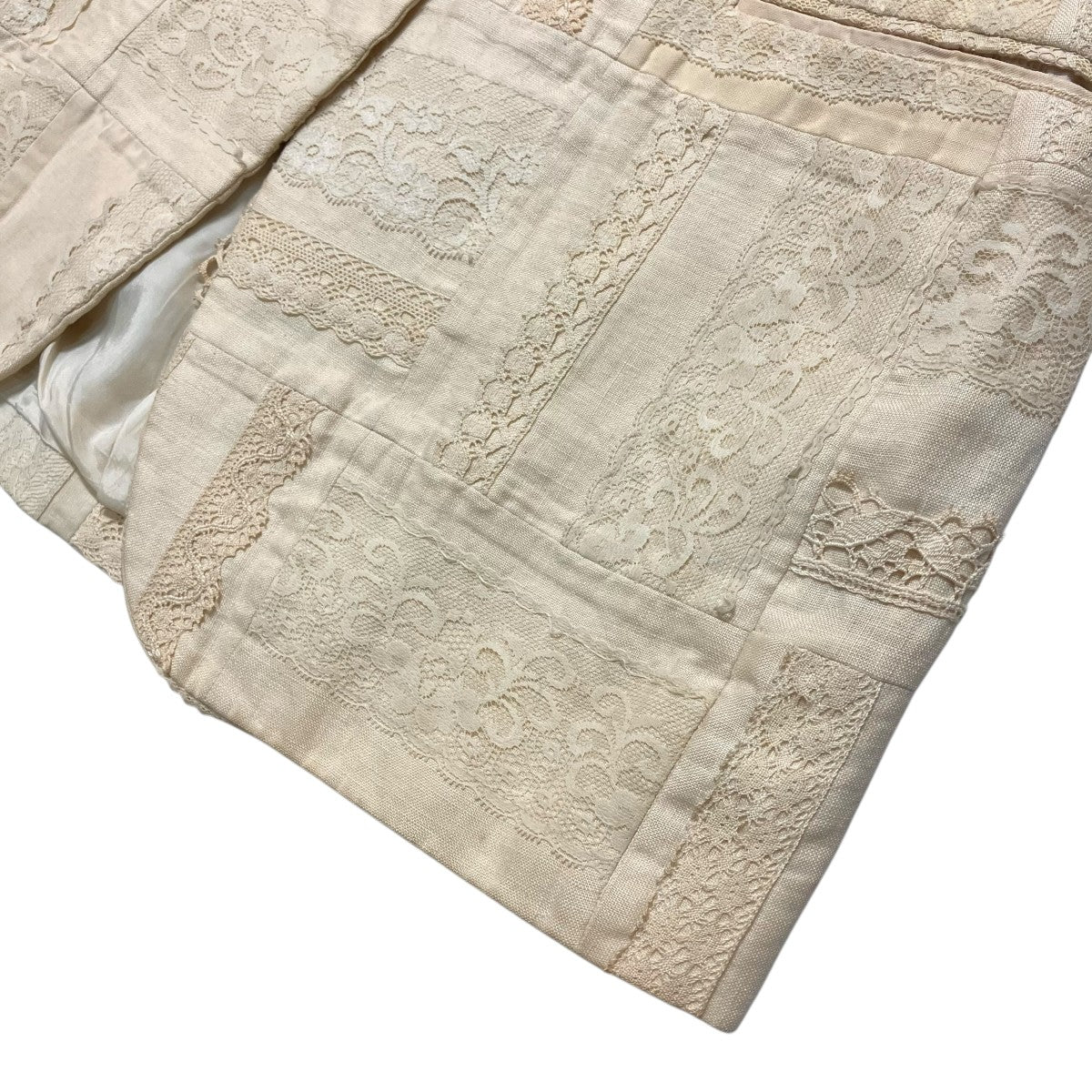 DOLCE ＆ GABBANA パッチワークレーステーラードジャケット 古着・中古-5枚目のアイテム画像