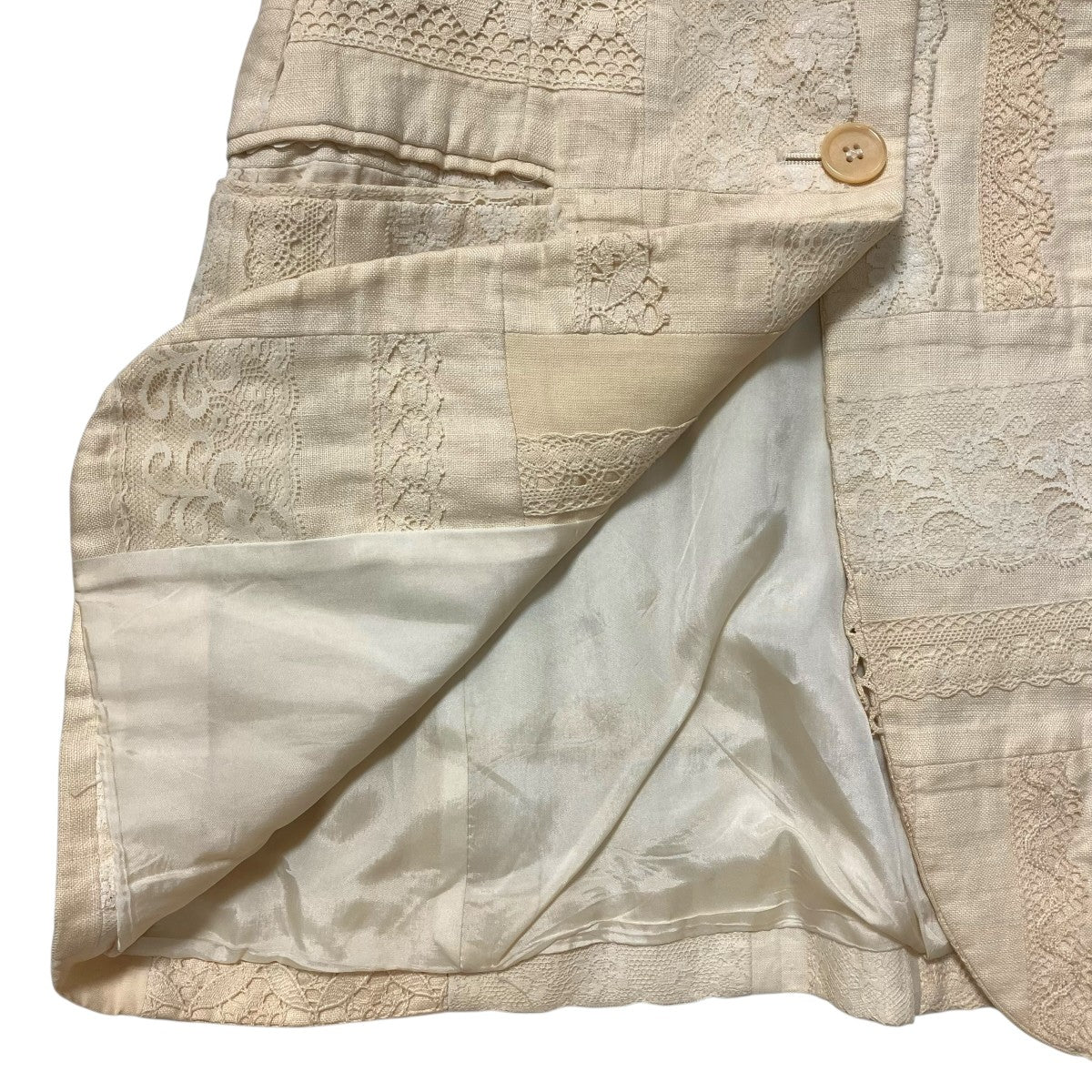 DOLCE ＆ GABBANA パッチワークレーステーラードジャケット 古着・中古-6枚目のアイテム画像