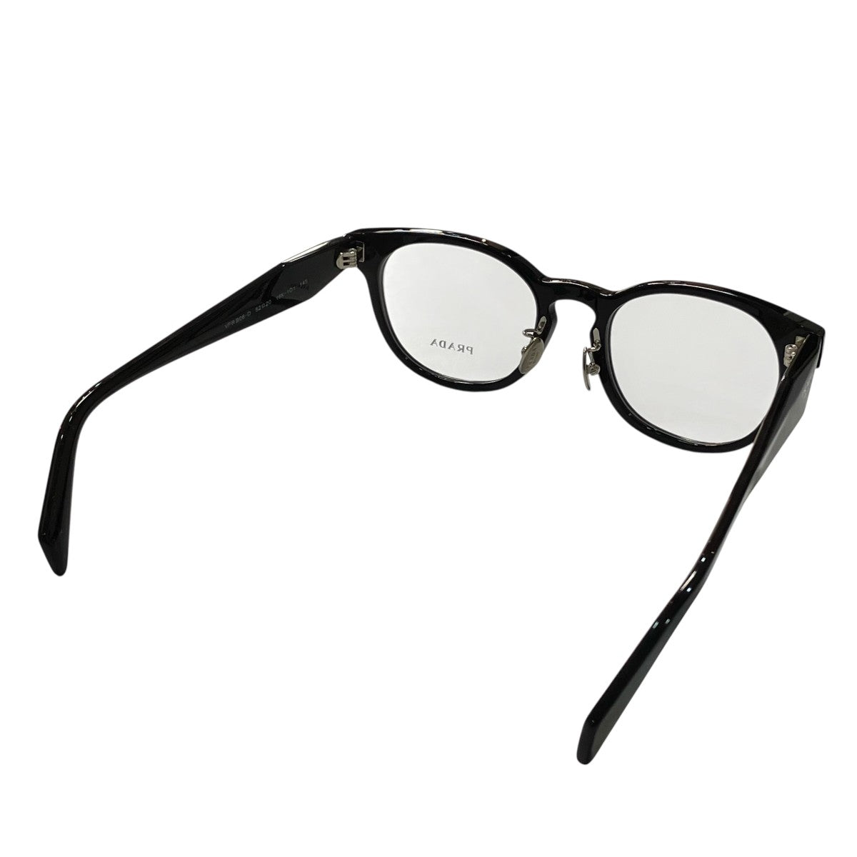PRADA ブラックフレーム眼鏡VPR B06 D 古着・中古-2枚目のアイテム画像