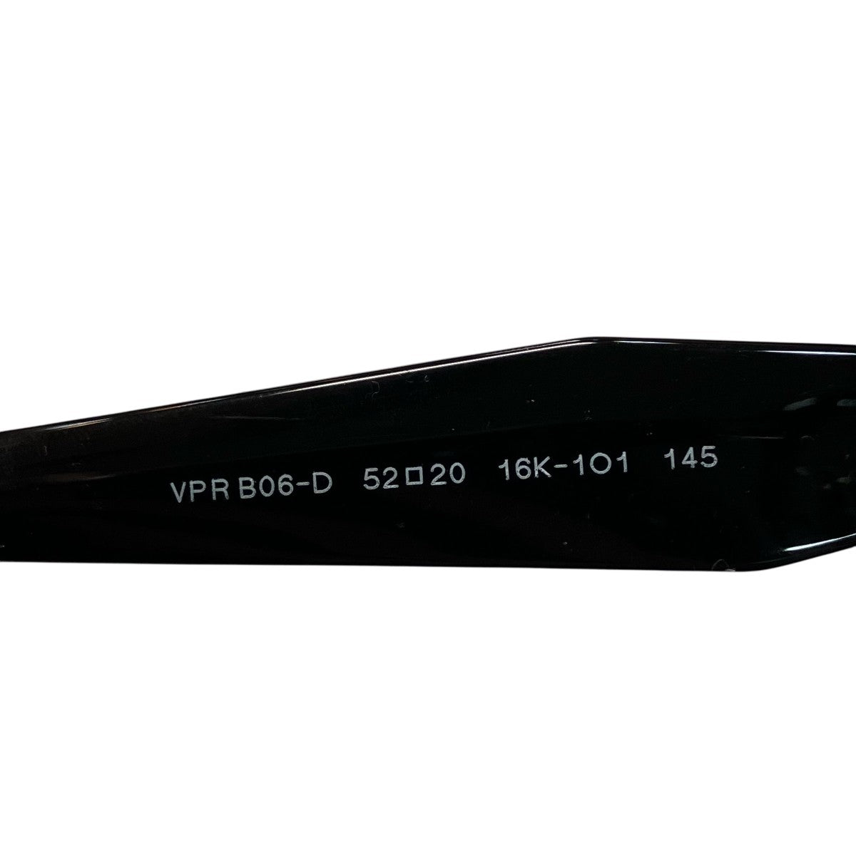 PRADA ブラックフレーム眼鏡VPR B06 D 古着・中古-5枚目のアイテム画像