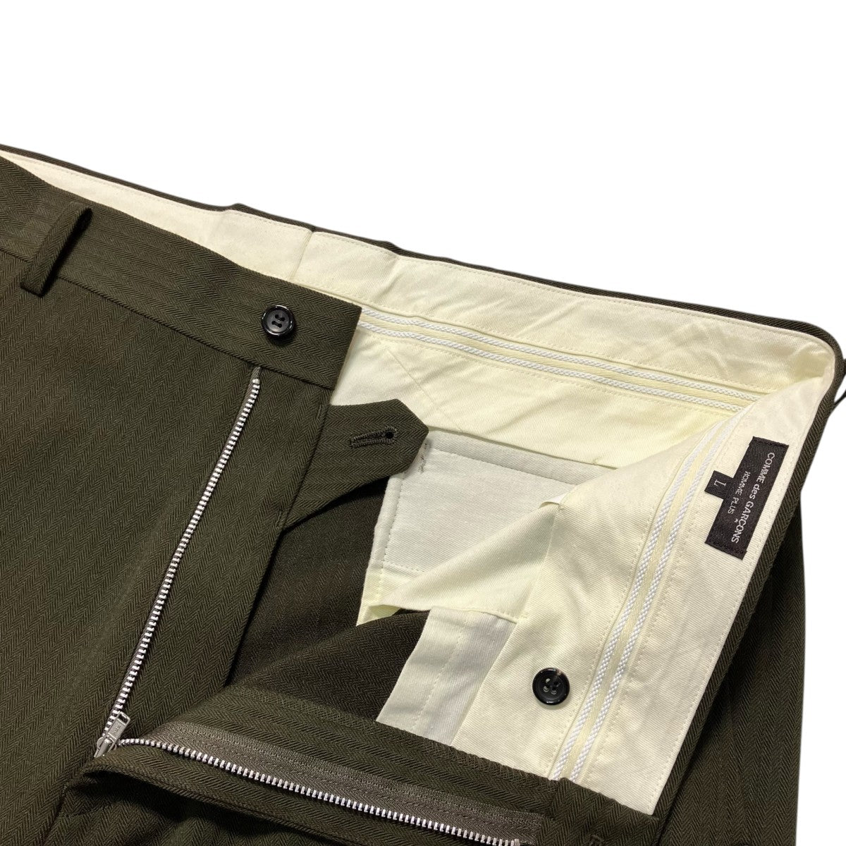 COMME des GARCONS HOMME PLUS ウールサルエルパンツPP-P040 古着・中古-3枚目のアイテム画像