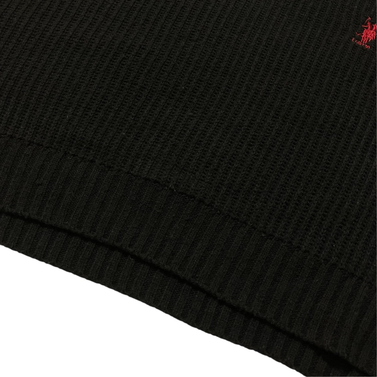 U．S POLO ASSN クルーネック短丈ニット 古着・中古-5枚目のアイテム画像