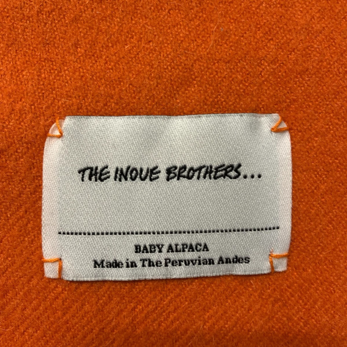 THE INOUE BROTHERS フリンジマフラー 古着・中古-5枚目のアイテム画像