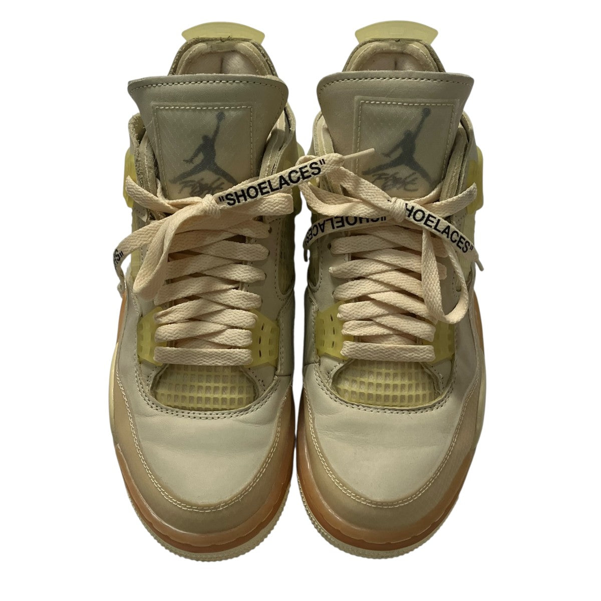 NIKE OFF WHITE WOMEN’S AIR JORDAN 4 SPハイカットスニーカーCV3988 100 古着・中古-3枚目のアイテム画像