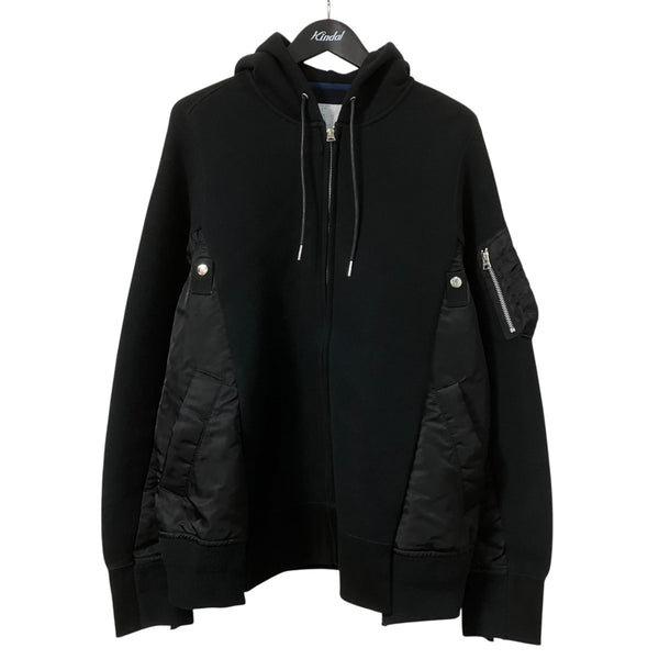 sacai(サカイ) 20AWSponge Sweat MA-1 Zip HoodieジップパーカーSCM