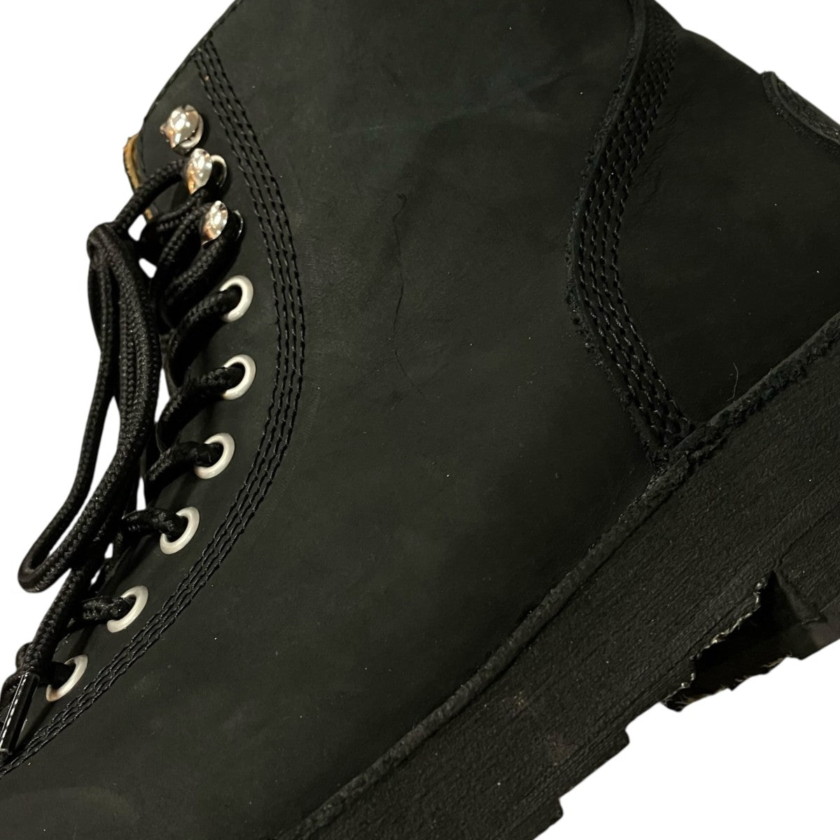 REGULATION Yohji Yamamoto MAT SMOOTH LEATHER ZIP BIKER BOOTSミドルブーツHL E54 765 古着・中古-7枚目のアイテム画像