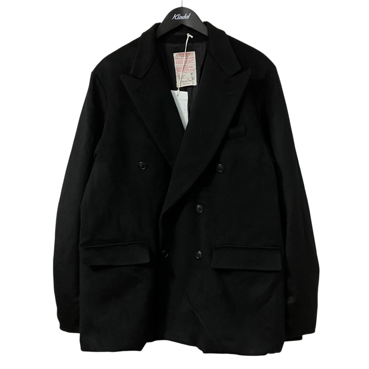 25AWLAURENT Deadstock Cashmere Flight Sleeve JacketダブルブレストテーラードジャケットNN 1001O16