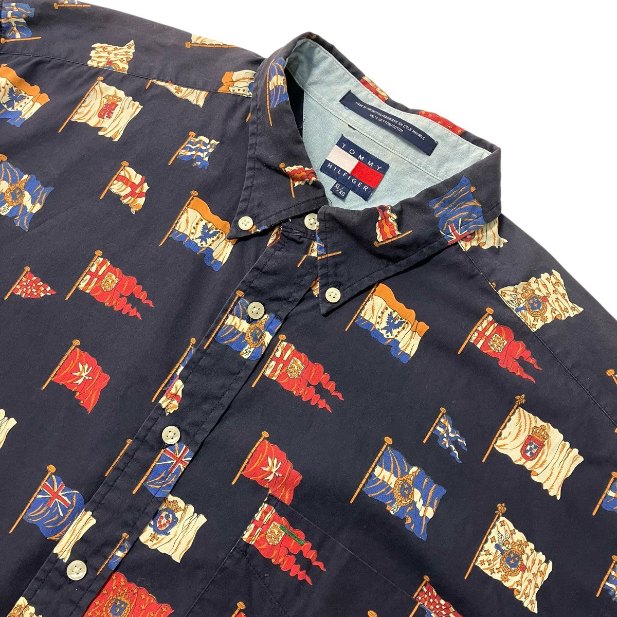 TOMMY HILFIGER 総柄長袖シャツ 古着・中古-3枚目のアイテム画像