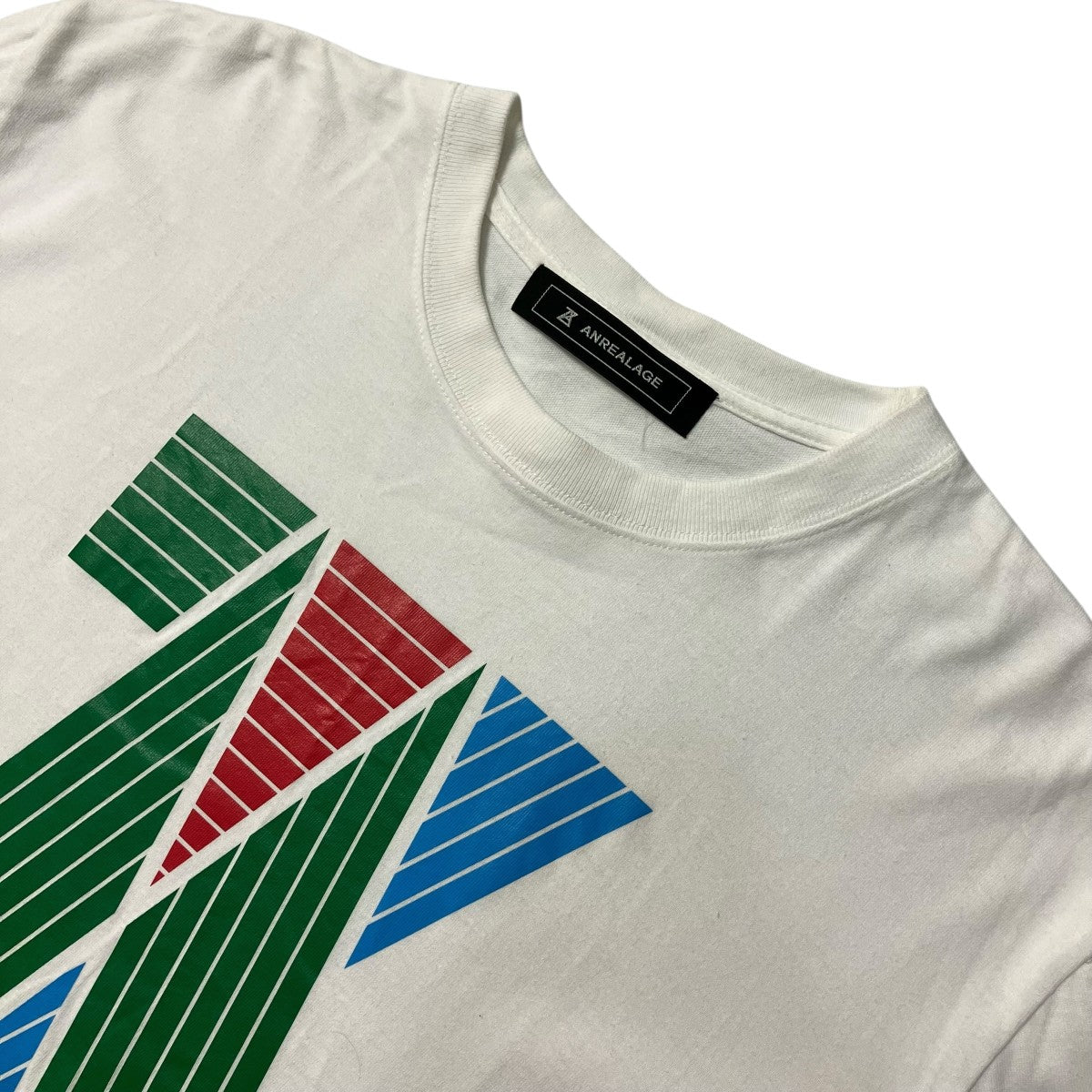 ANREALAGE フロントプリントロングスリーブTシャツ 古着・中古-3枚目のアイテム画像