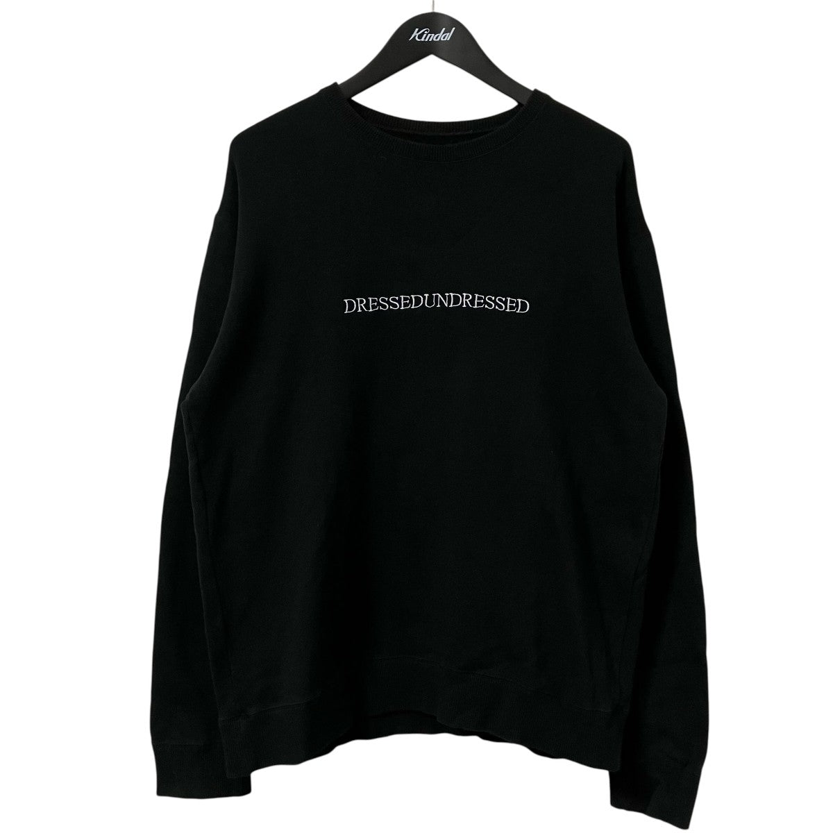 DRESSEDUNDRESSED フロント刺繍スウェットDUS21051 古着・中古-1枚目のアイテム画像