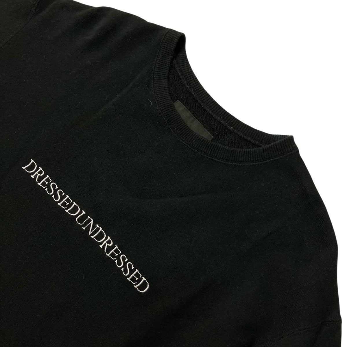 DRESSEDUNDRESSED フロント刺繍スウェットDUS21051 古着・中古-3枚目のアイテム画像