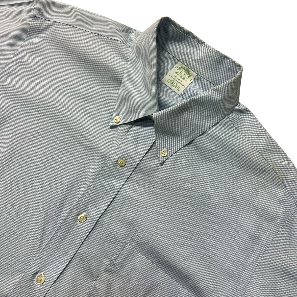 BROOKS BROTHERS ギンガムチェックシャツ 古着・中古-3枚目のアイテム画像