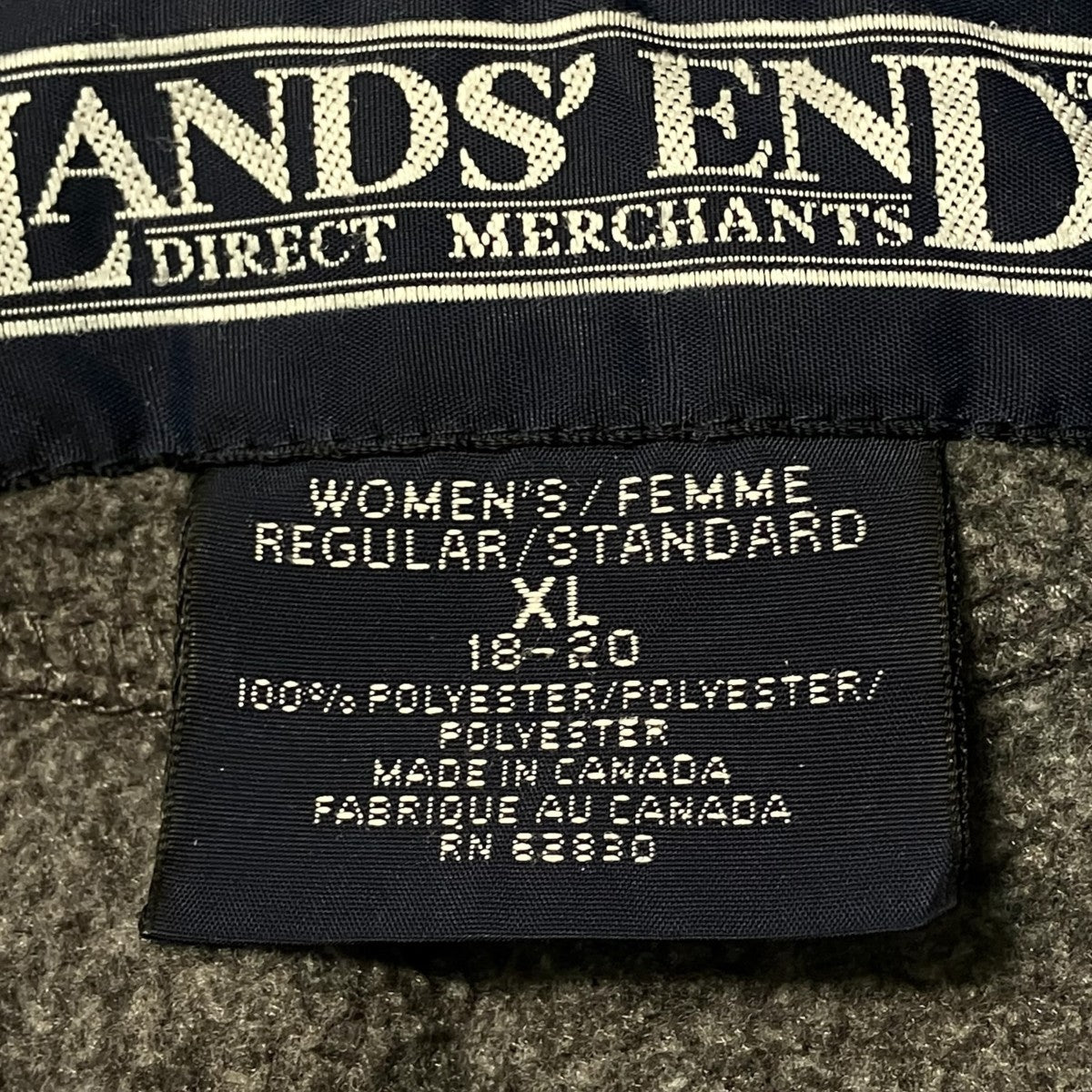 LAND’S END フリースジャケット 古着・中古-8枚目のアイテム画像