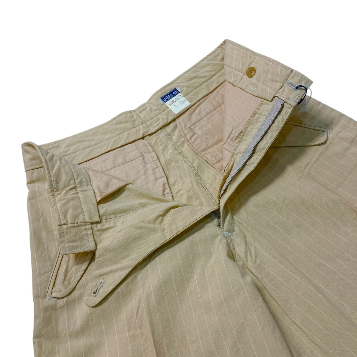 odds on issey miyake ストライプパンツZL-63635 古着・中古-3枚目のアイテム画像