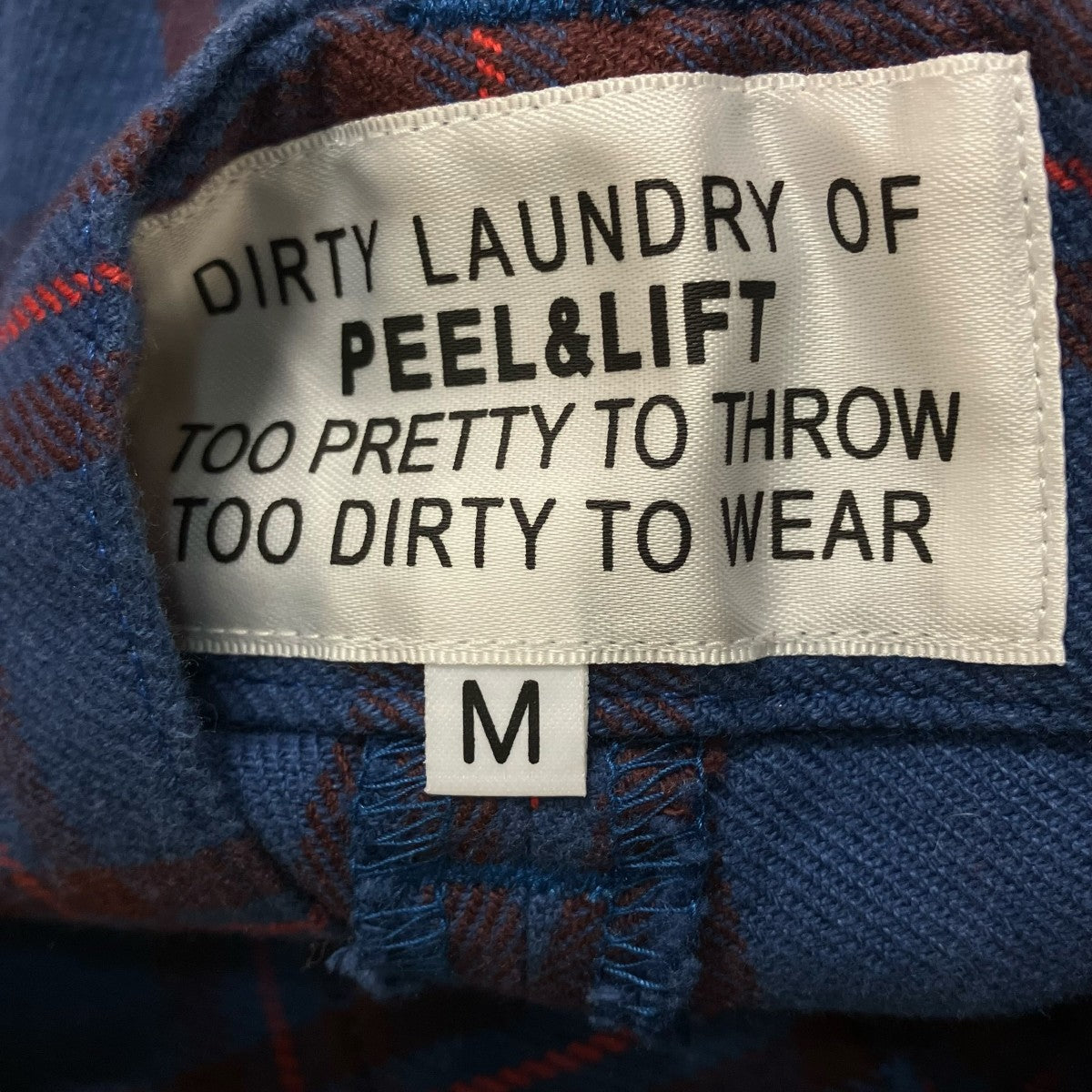 PEEL＆LIFT テーパードパンツPL25-P009 古着・中古-7枚目のアイテム画像