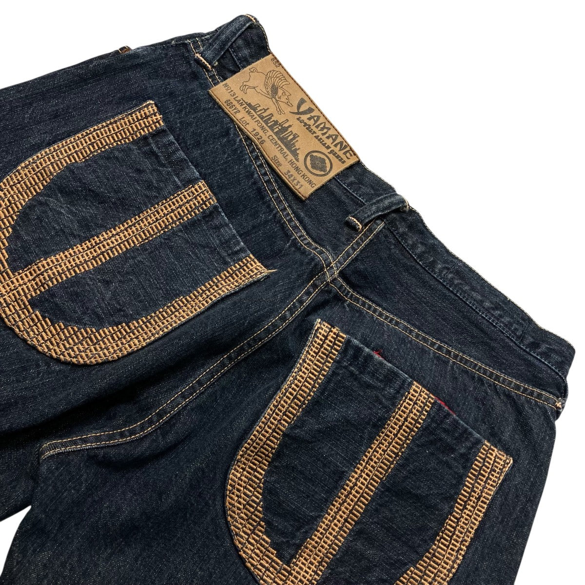 EVISUジーンズYAMANE DELUXE シルクネクタイ 黒・金 YAMANE(ヤマネ) EVISUデニムパンツ インディゴ サイズ 34×31｜【公式