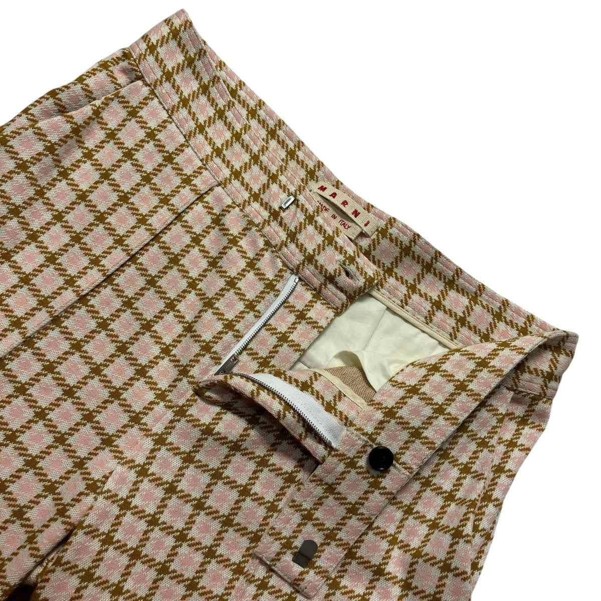 MARNI チェック柄パンツPAJE0279AOUTV840 古着・中古-3枚目のアイテム画像