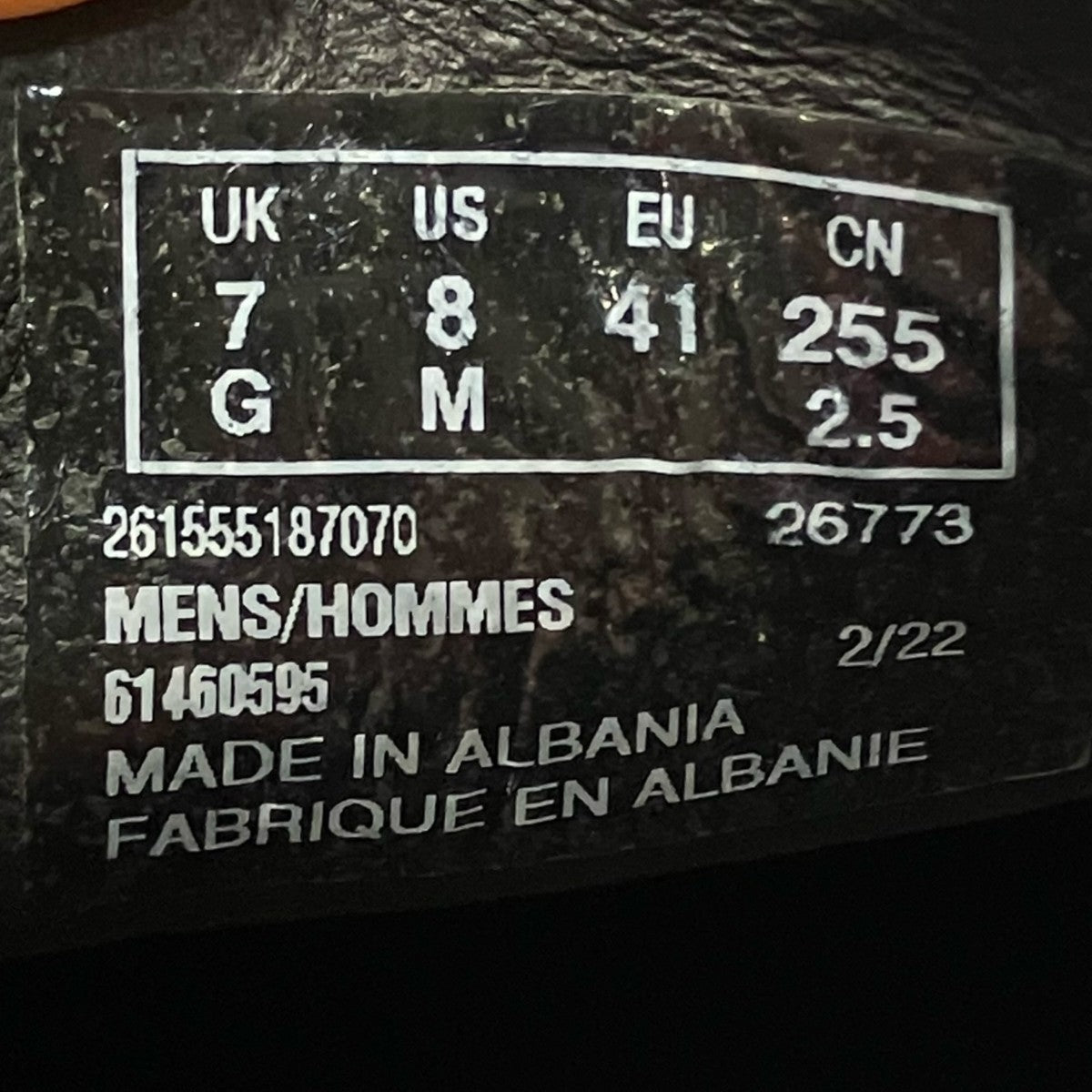 CLARKS Weaverレザーシューズ26773 古着・中古-6枚目のアイテム画像