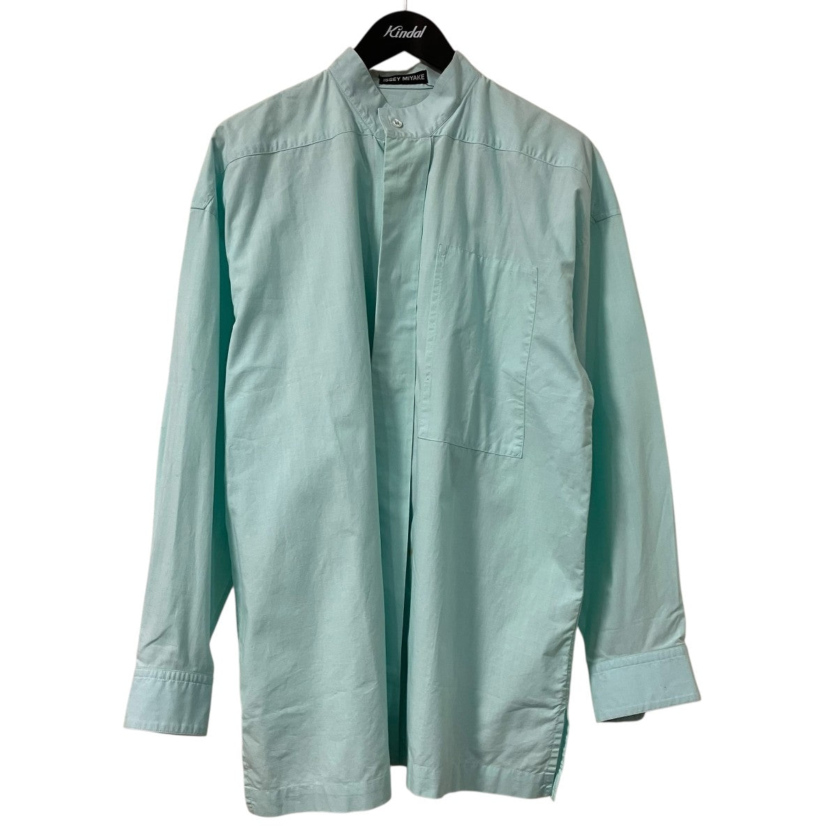 ISSEY MIYAKE バンドカラーシャツ 古着・中古-1枚目のアイテム画像